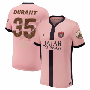 Special Edition PSG Jordan Third Stadium Shirt 2024-25 – Kevin Durant-35 ‘From D.C. to Paris’