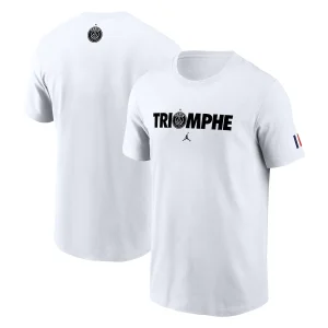 PSG Jordan Champions of Europe Graphic T-Shirt - White