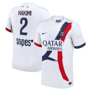 PSG Nike Away Stadium Shirt 2025-26 with Hakimi 2 printing