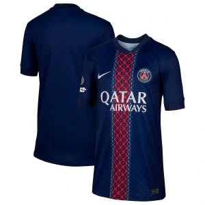 PSG Nike Home Stadium Shirt 2025-26 - With Champions of Europe and UEFA Foundation 10 Years Badge