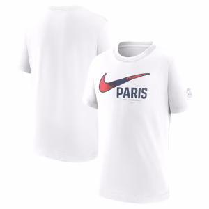 PSG Nike Swoosh T-Shirt - White - Kids
